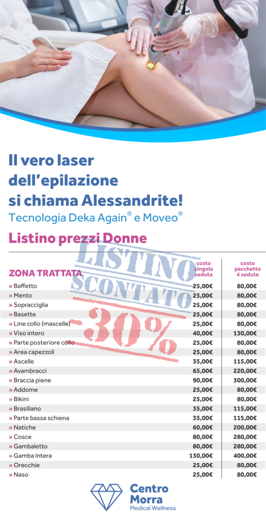 Epilazione laser Alessandrite | Napoli