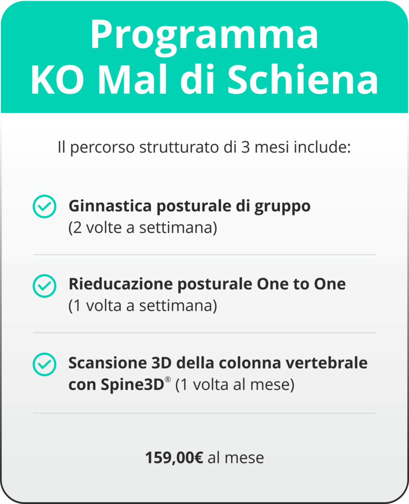 KO! Mal di Schiena® al Centro Morra Medical Wellness