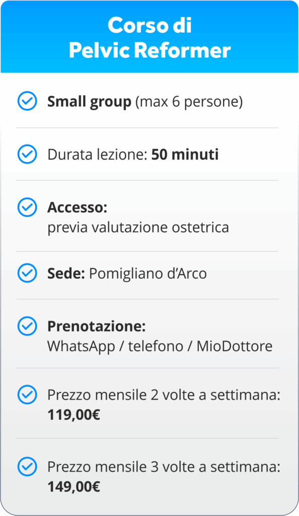 corso di Pelvic Reformer Centro Morra Pomigliano Napoli